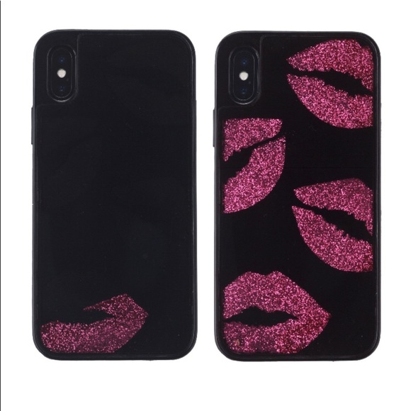 ONN Hidden Glitter Lips Case for iPhone XR/Xs Max - Picture 3 of 6